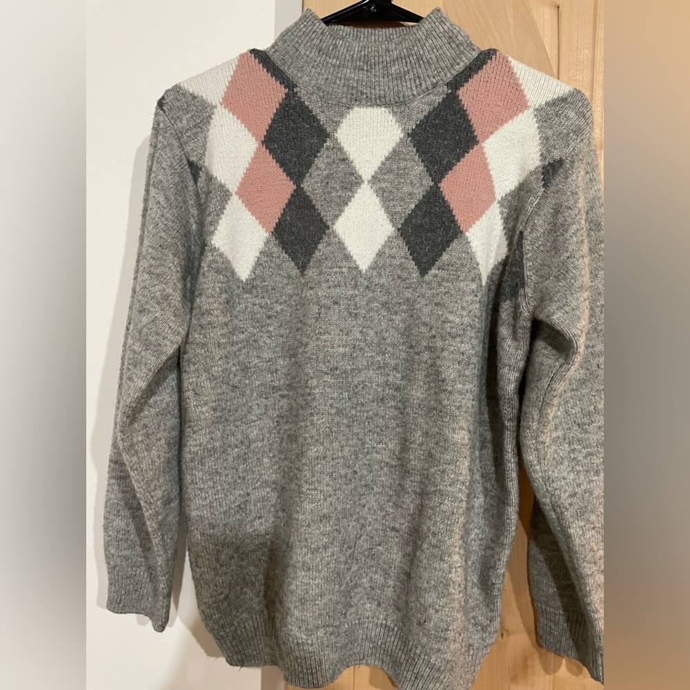 Alfred Dunner Women’s Small Gray Sweater